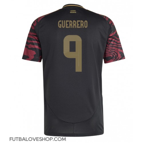 Dres Peru Paolo Guerrero #9 Preč Copa America 2024 Krátky Rukáv